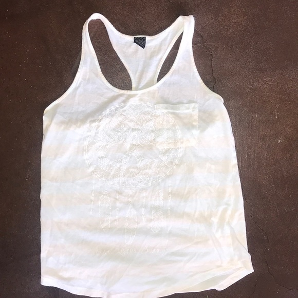 Cream-blue tank - Picture 1 of 1